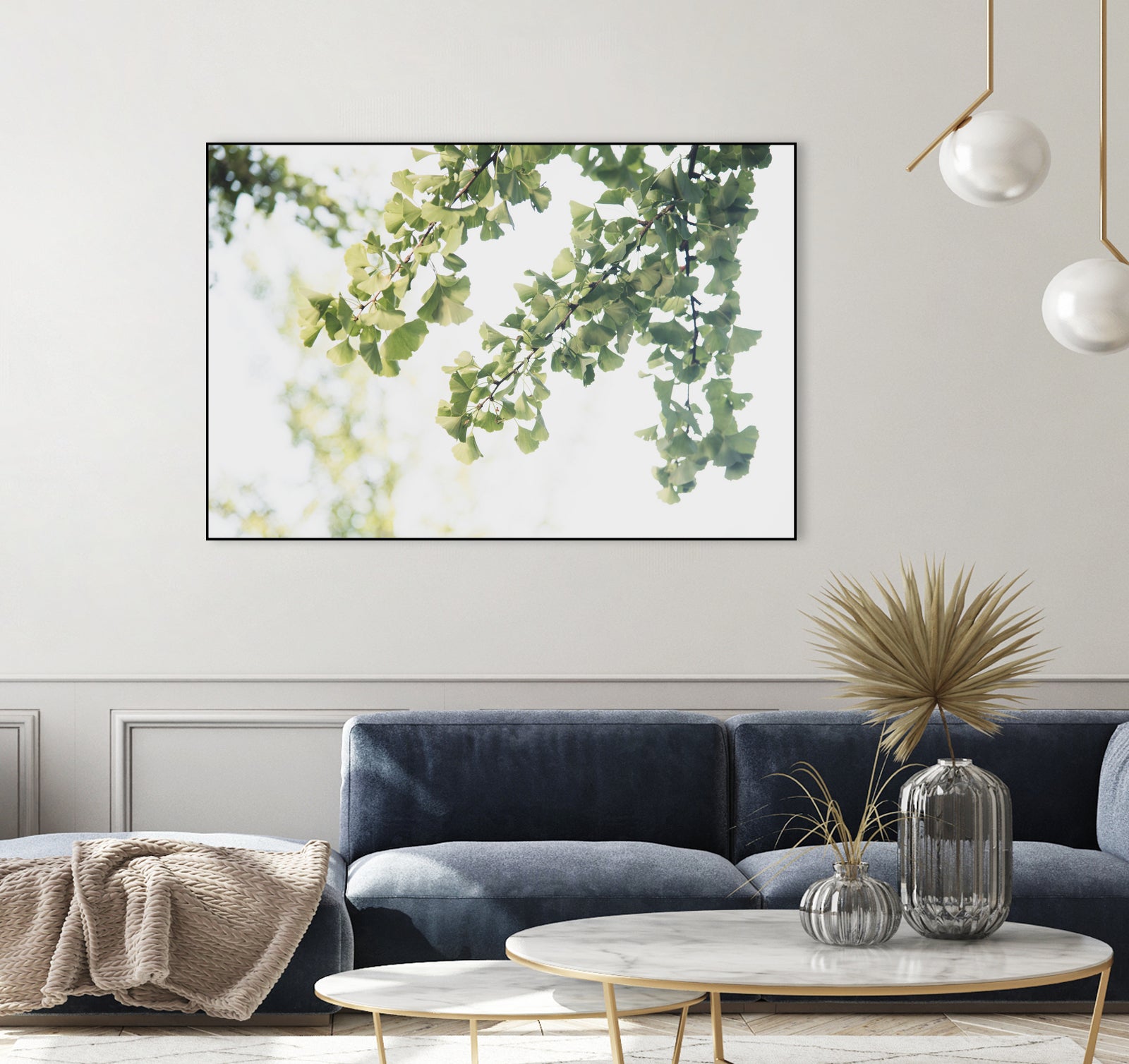 Ginkgo Leaves Dream 1 by Anitas Bellas Art on GIANT ART - coastal