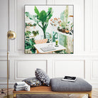 Junglow, Urban Jungle Botanical Home decor, Tropical Plants by Uma Gokhale on GIANT ART - green digital painting