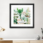 Junglow, Urban Jungle Botanical Home decor, Tropical Plants by Uma Gokhale on GIANT ART - green digital painting