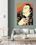 ＊ “Japonica” / Salvador Dali by Kazuhiro Ishihara on GIANT ART - red photo illustration