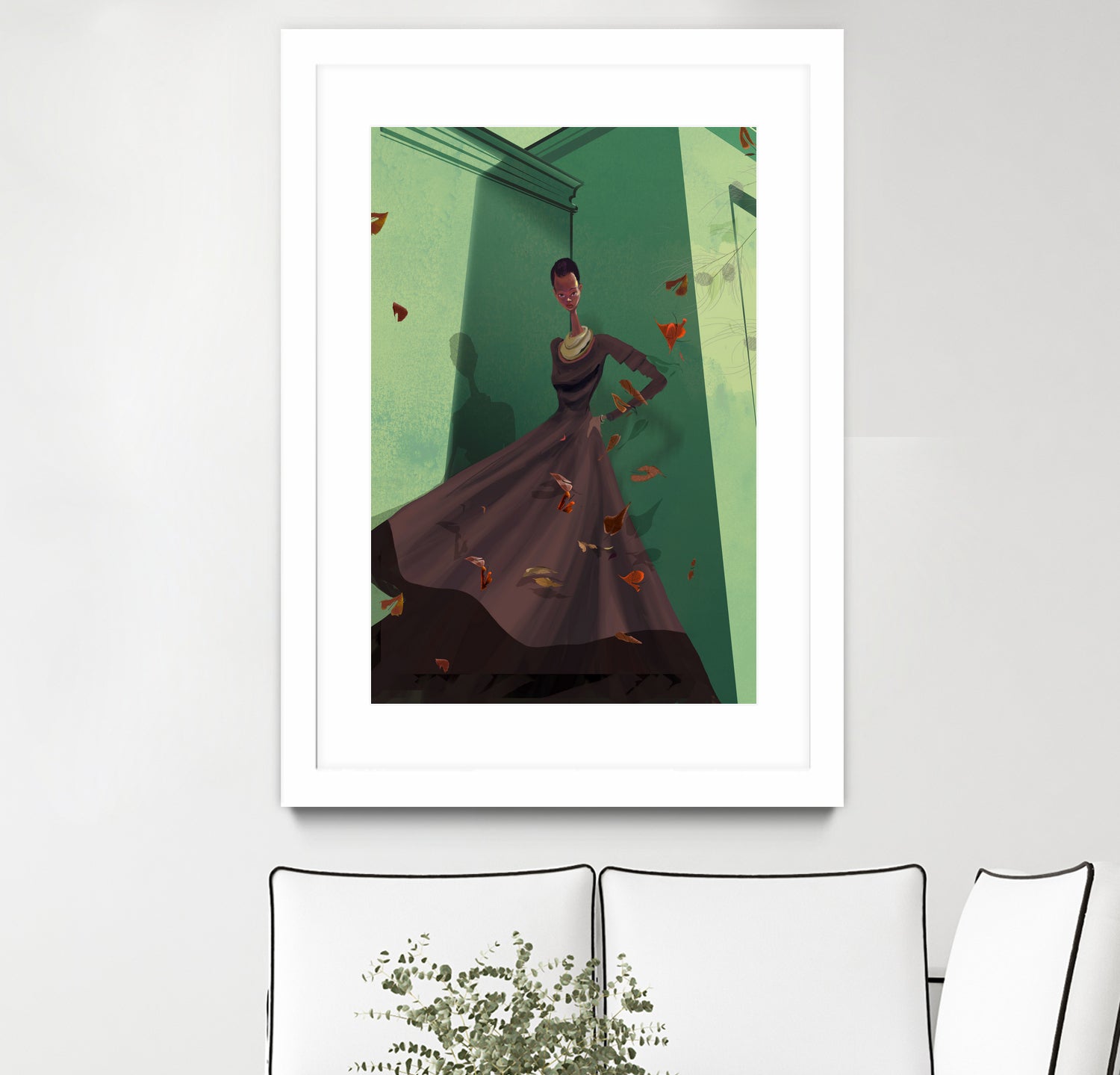 Spring Into AUTUMN by Ed Bell on GIANT ART - green digital drawing