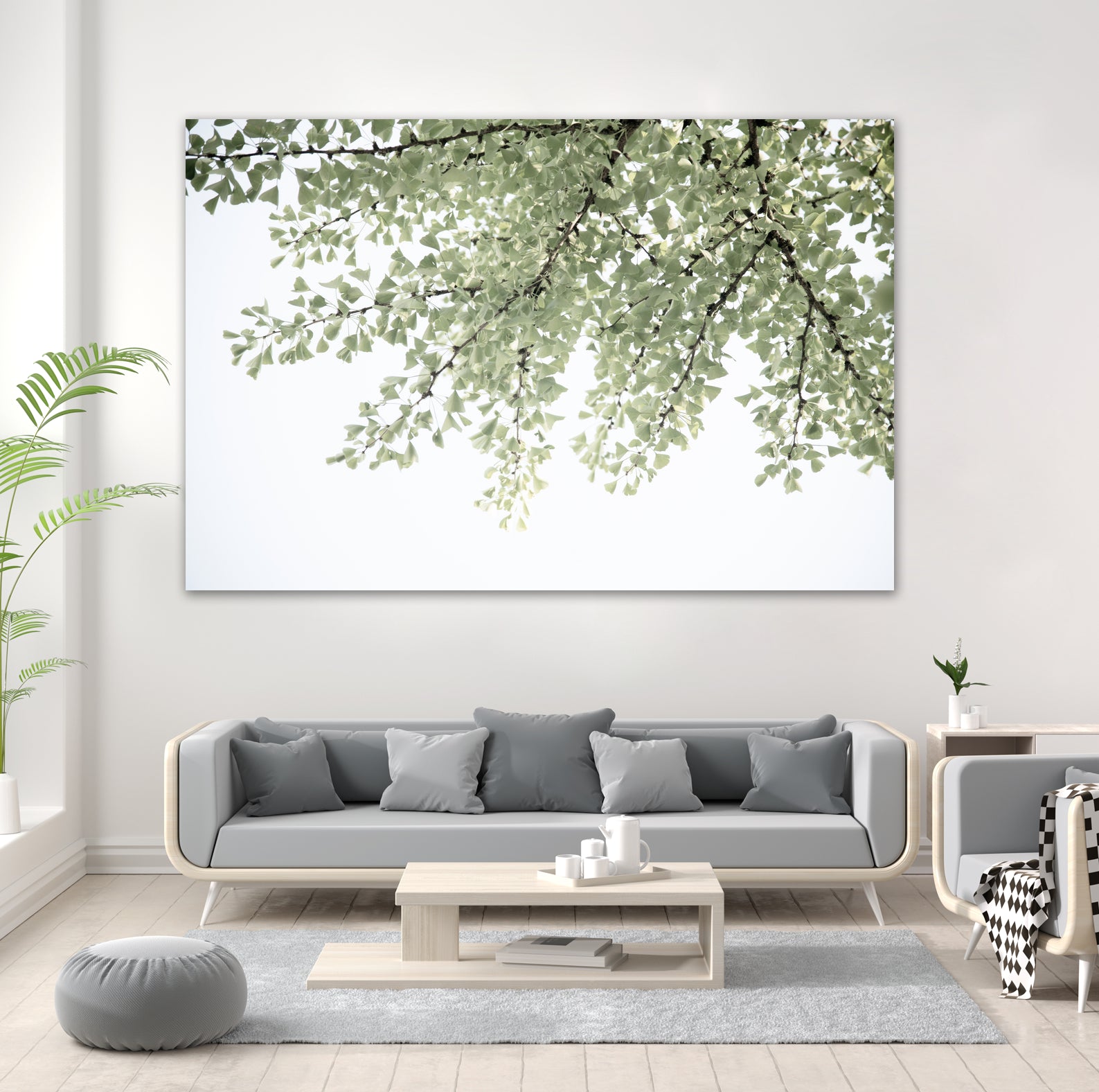 Ginkgo Leaves Dream 4 by Anitas Bellas Art on GIANT ART - coastal