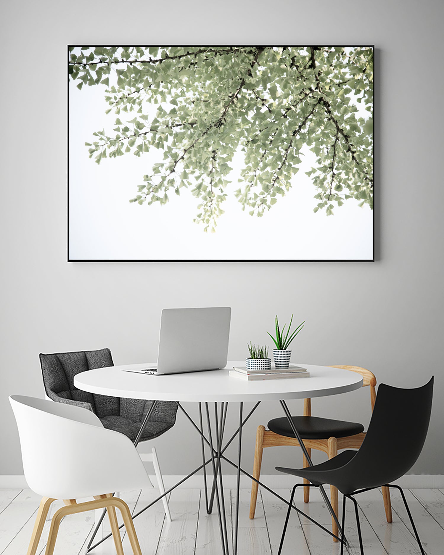 Ginkgo Leaves Dream 4 by Anitas Bellas Art on GIANT ART - coastal