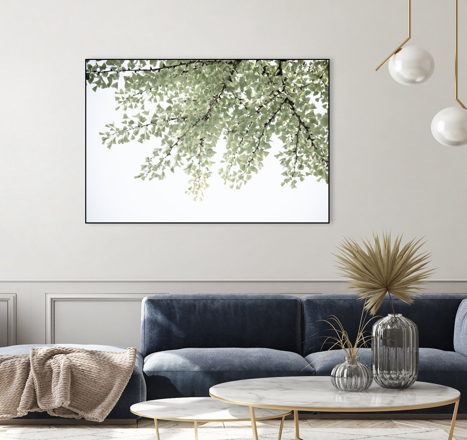 Ginkgo Leaves Dream 4 by Anitas Bellas Art on GIANT ART - coastal