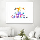 Chanel by Daniel Janda on GIANT ART - pink mixed media