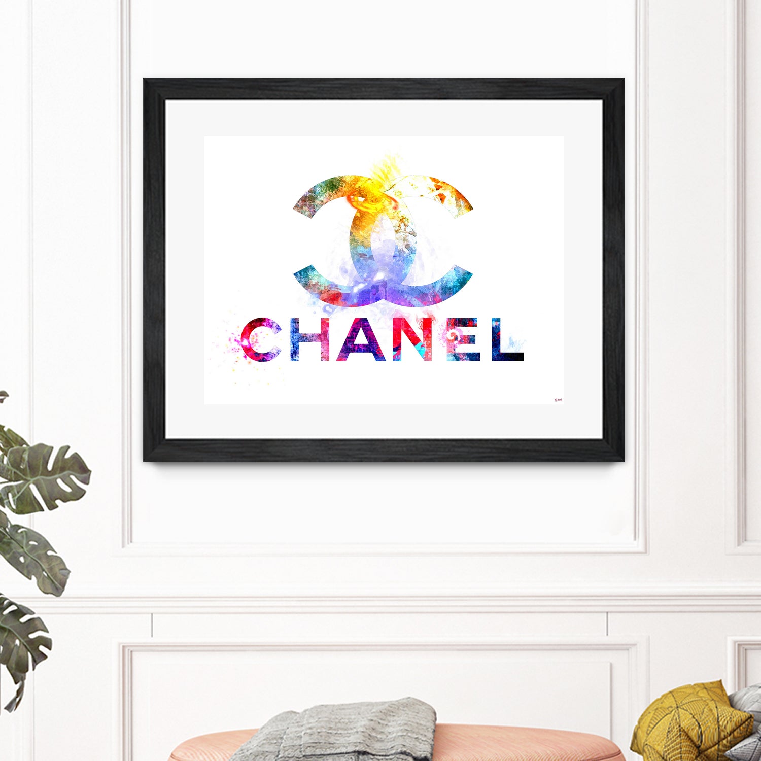 Chanel by Daniel Janda on GIANT ART - pink mixed media