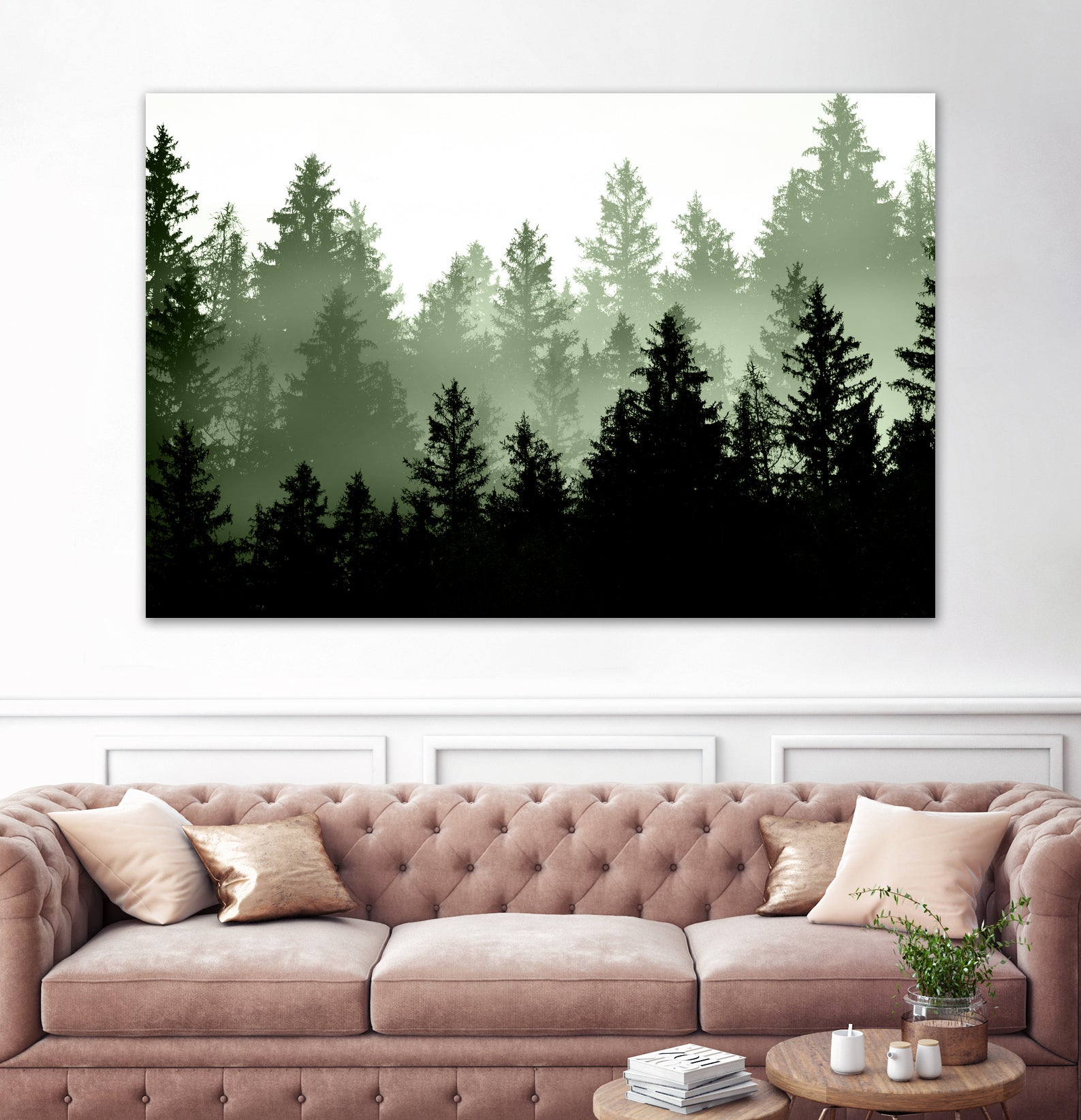 Green Forest Dream 1 by Anitas Bellas Art on GIANT ART - coastal