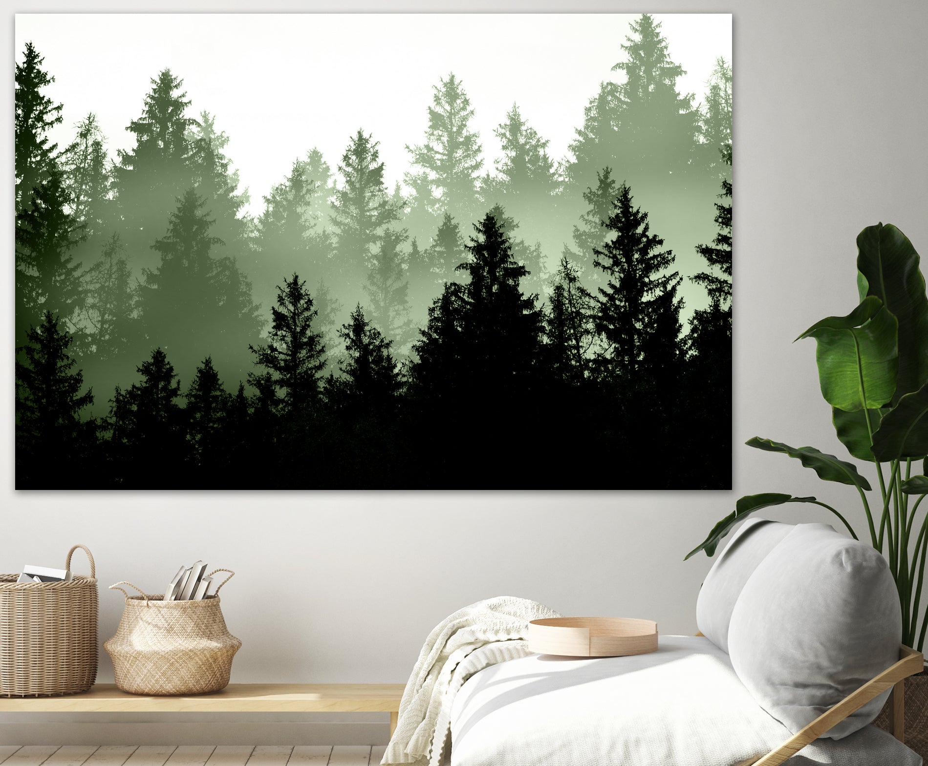 Green Forest Dream 1 by Anitas Bellas Art on GIANT ART - coastal