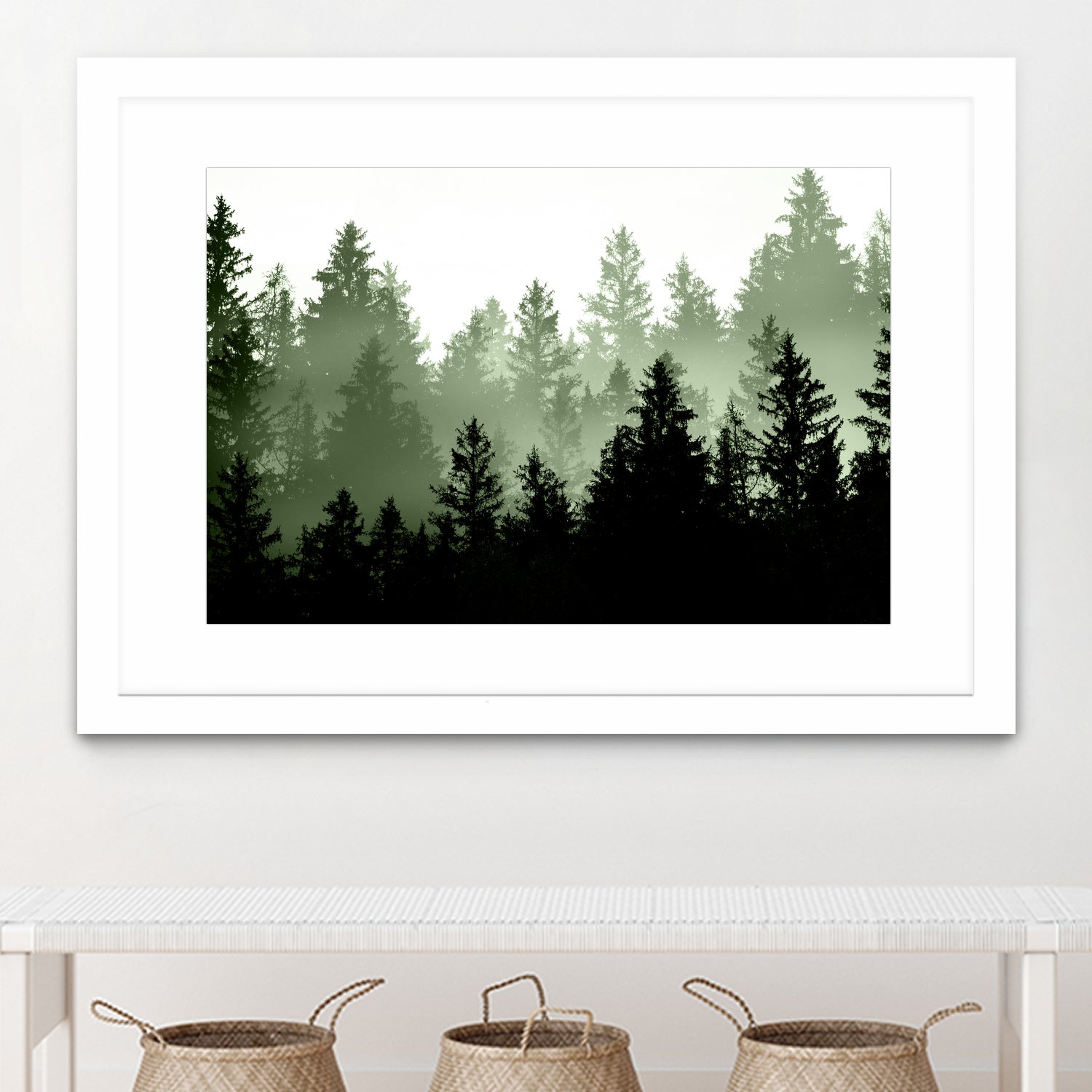 Green Forest Dream 1 by Anitas Bellas Art on GIANT ART - coastal