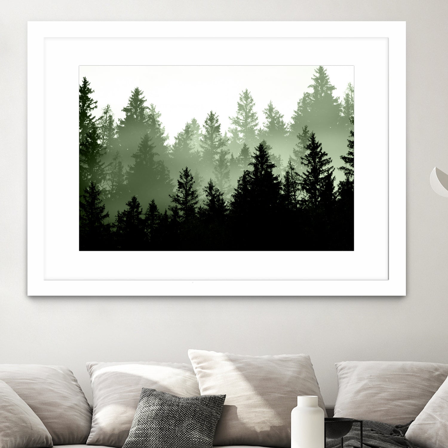 Green Forest Dream 1 by Anitas Bellas Art on GIANT ART - coastal