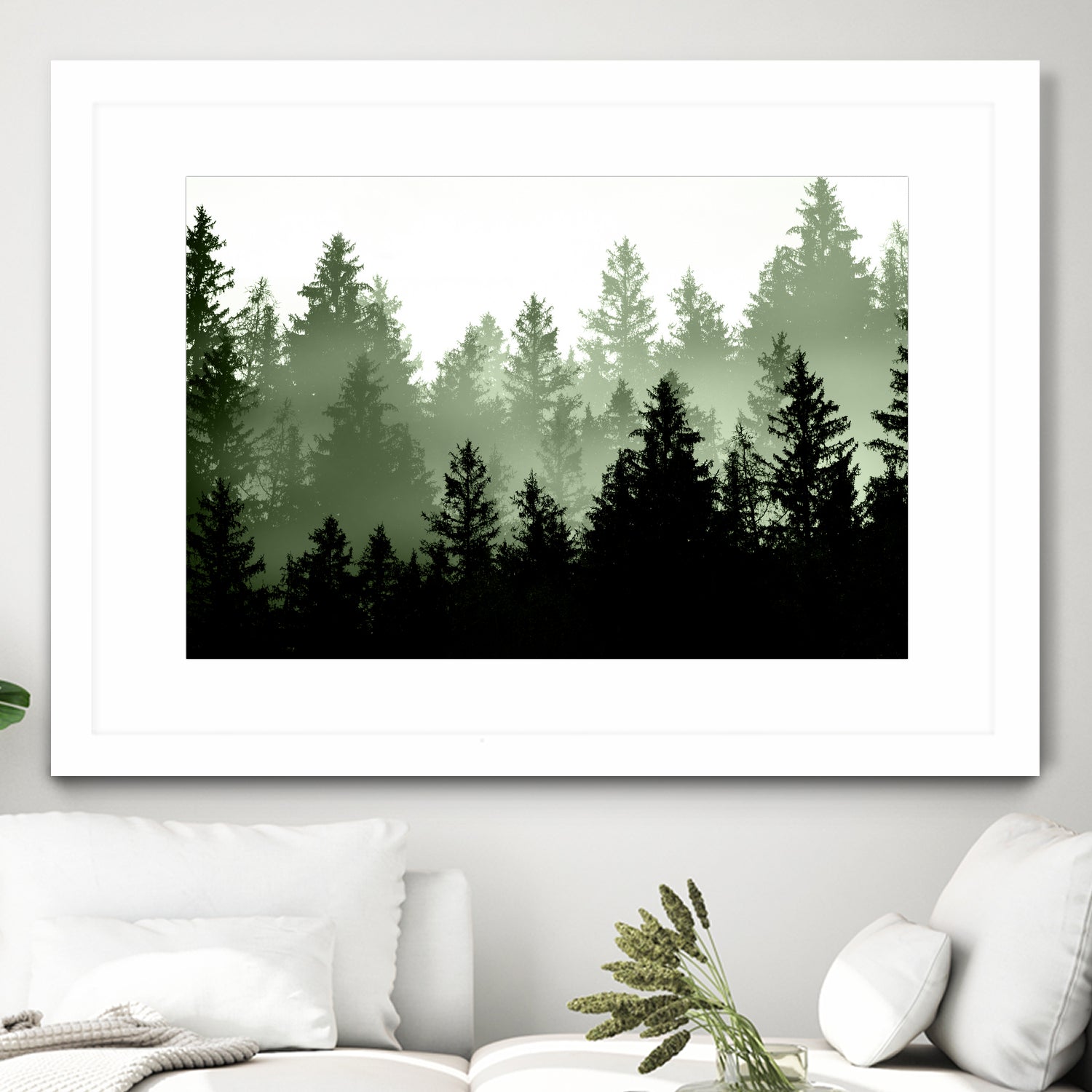 Green Forest Dream 1 by Anitas Bellas Art on GIANT ART - coastal