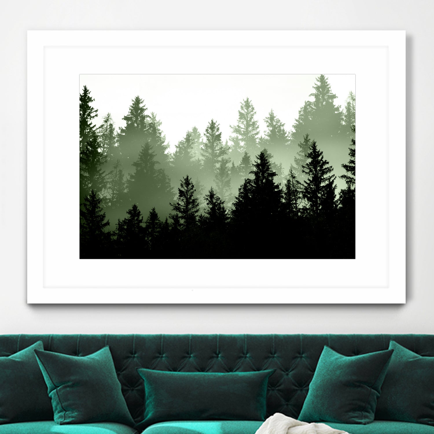 Green Forest Dream 1 by Anitas Bellas Art on GIANT ART - coastal