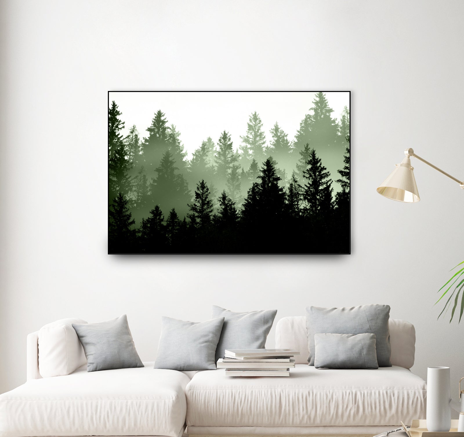 Green Forest Dream 1 by Anitas Bellas Art on GIANT ART - coastal