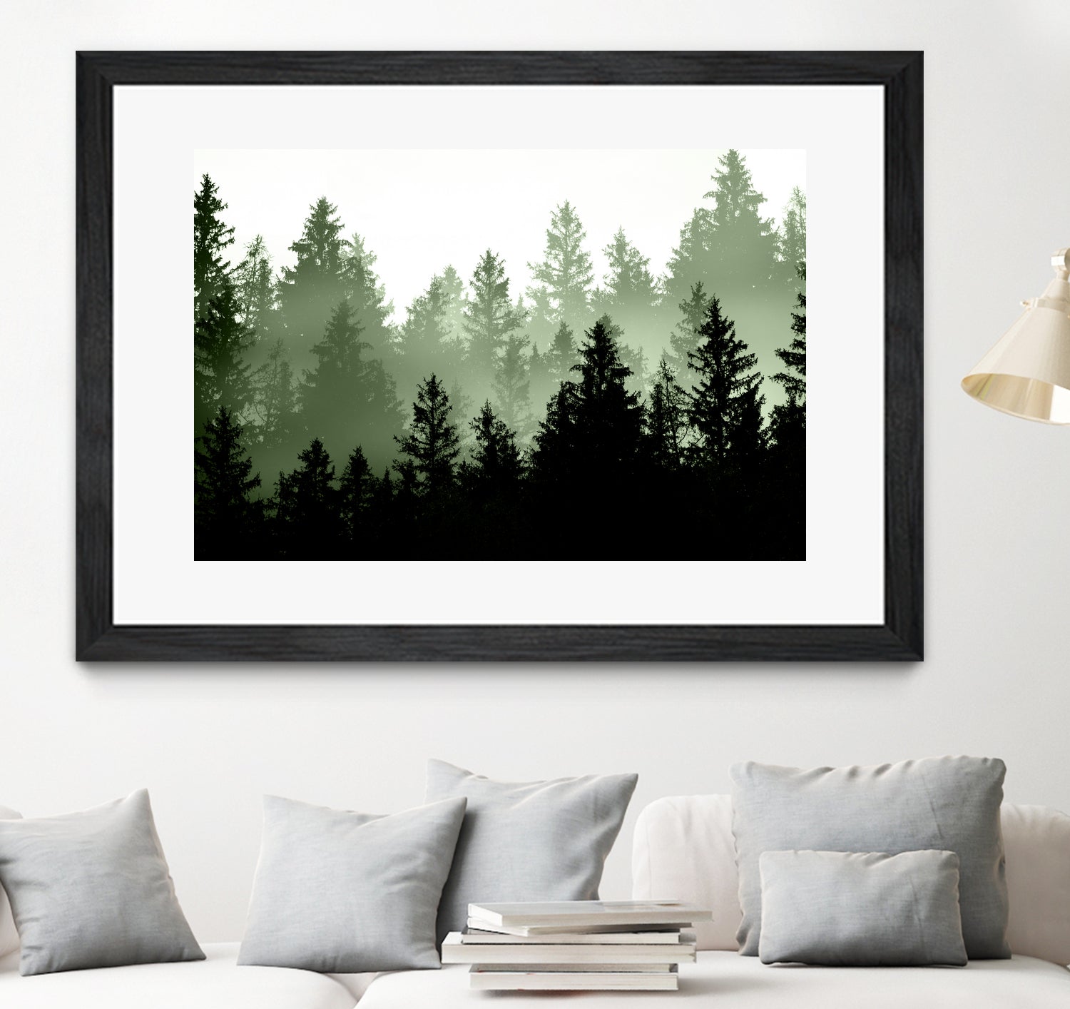 Green Forest Dream 1 by Anitas Bellas Art on GIANT ART - coastal