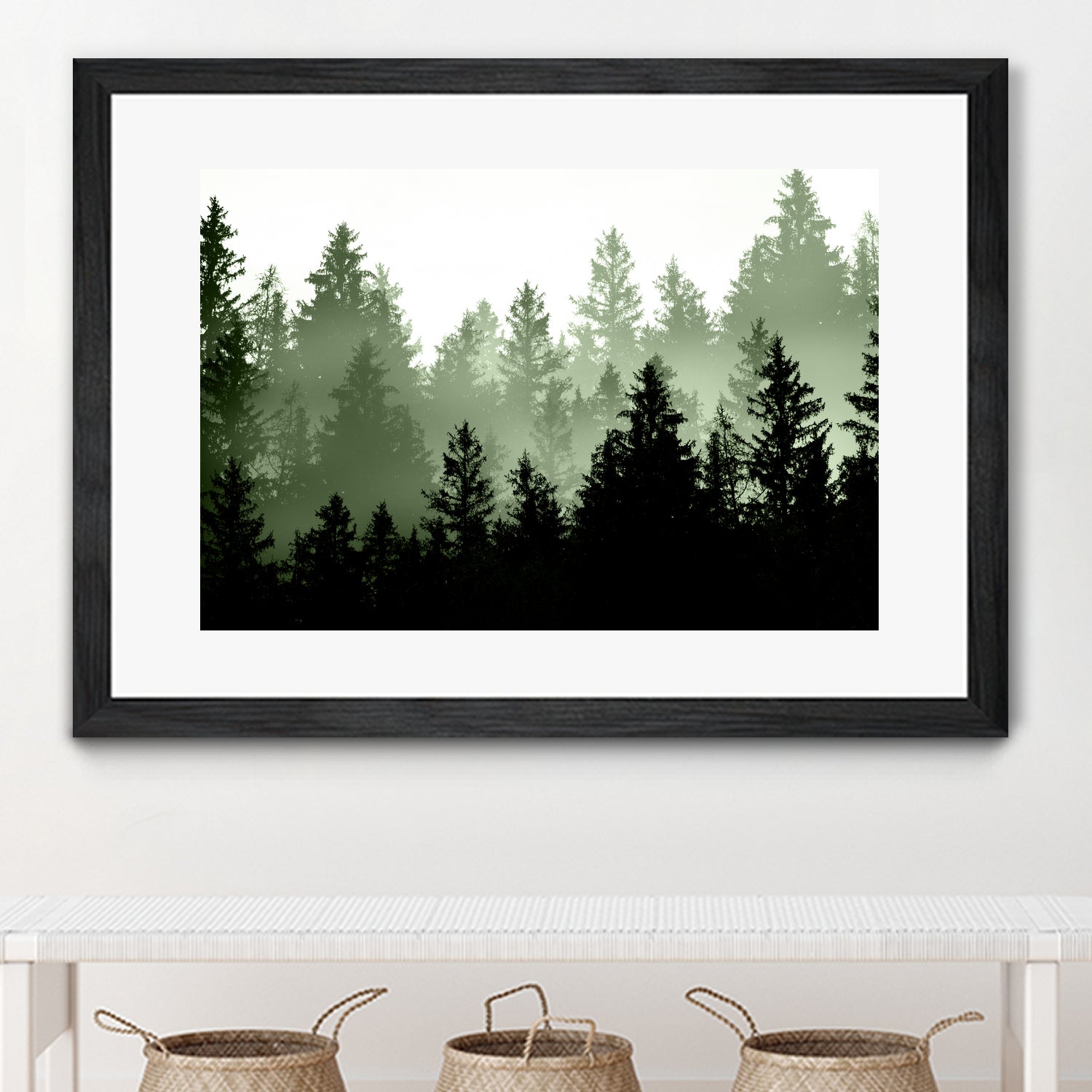 Green Forest Dream 1 by Anitas Bellas Art on GIANT ART - coastal