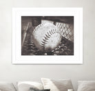 Softball on the Bench in Sepia by Leah McPhail on GIANT ART - brown photo illustration