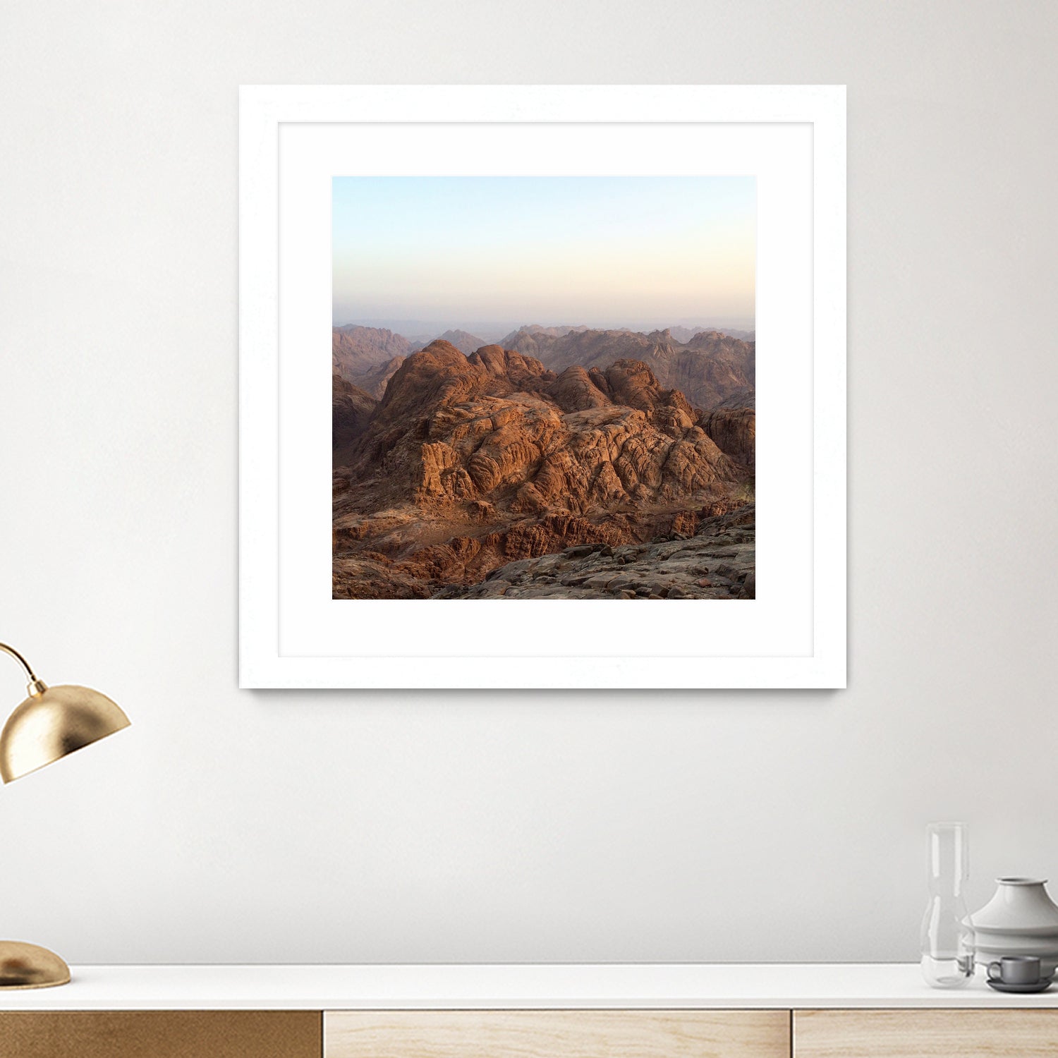 The Sinai Mountains by Mikhail Zhirnov on GIANT ART - brown photo illustration