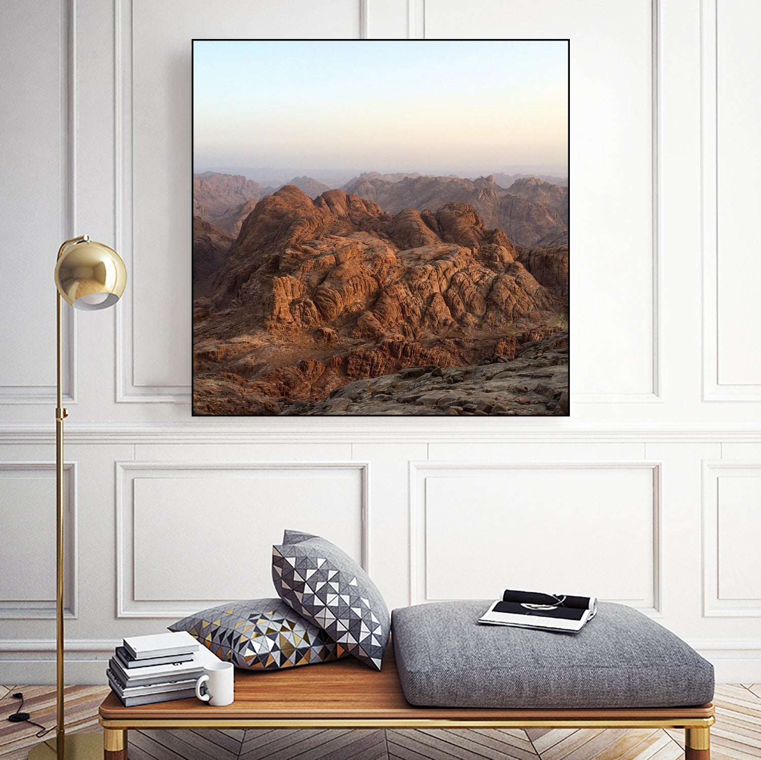 The Sinai Mountains by Mikhail Zhirnov on GIANT ART - brown photo illustration