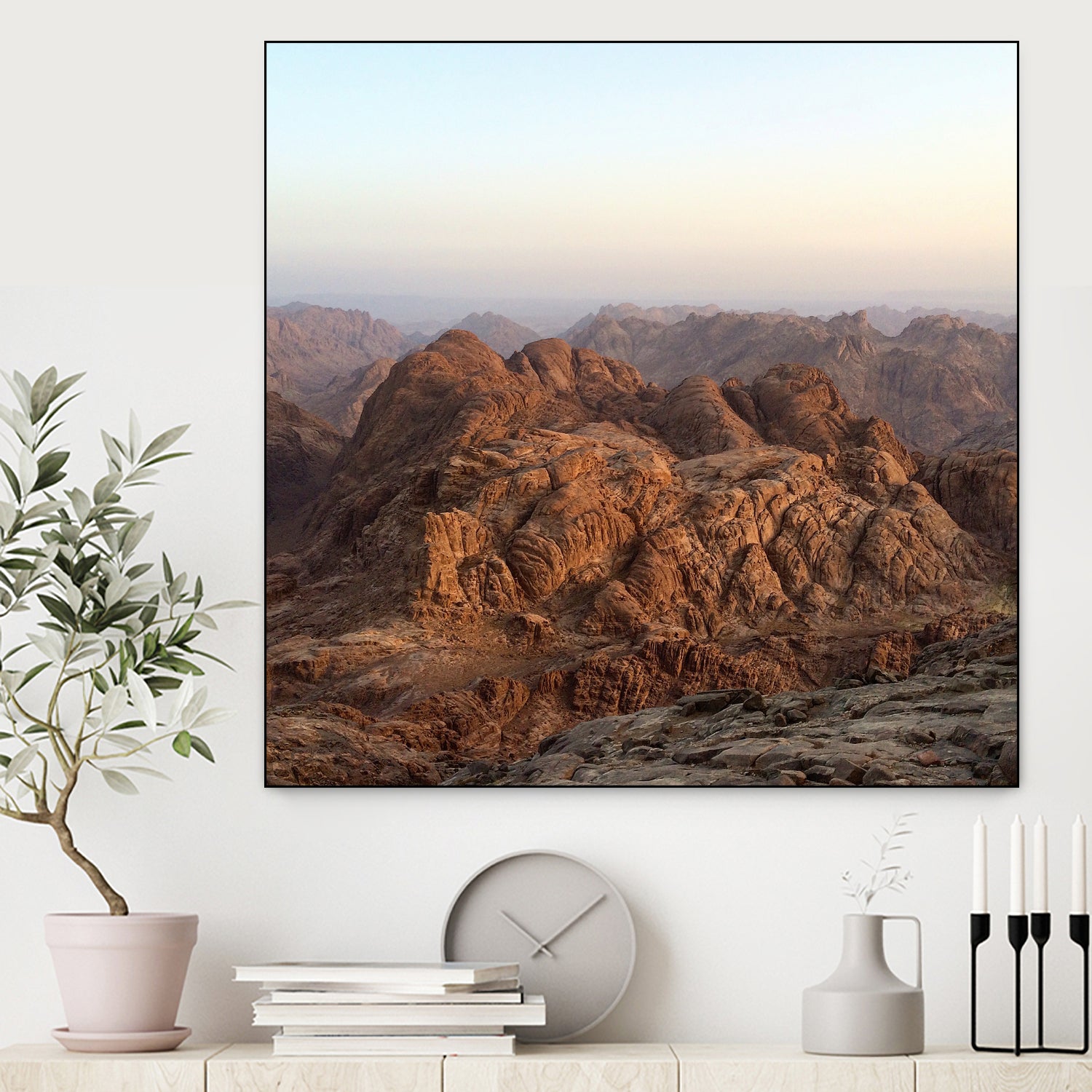 The Sinai Mountains by Mikhail Zhirnov on GIANT ART - brown photo illustration