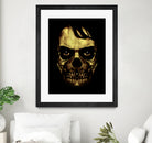 Angry Skull Monster Poster by Daniel Ferreira-Leites on GIANT ART - black photo manipulation