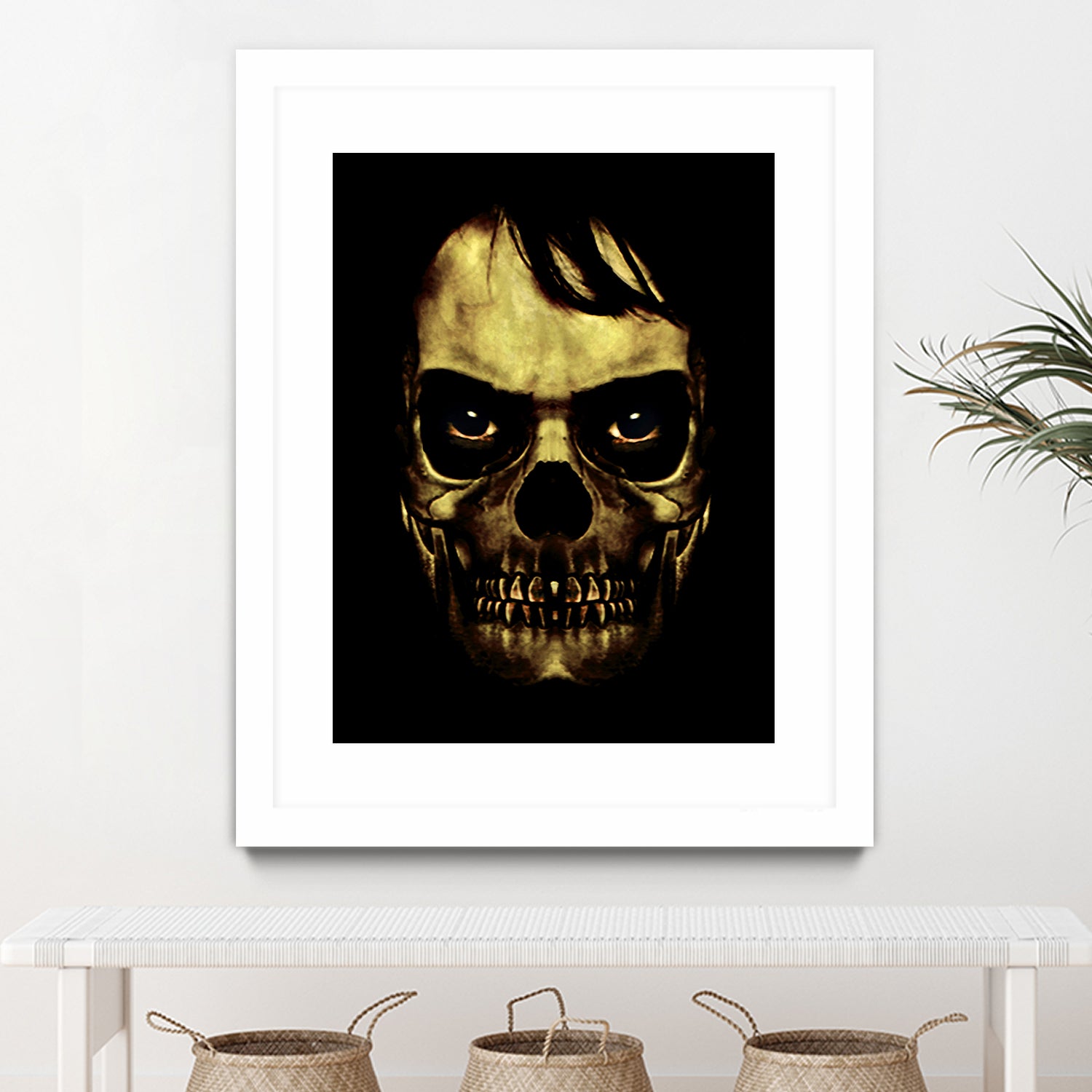 Angry Skull Monster Poster by Daniel Ferreira-Leites on GIANT ART - black photo manipulation