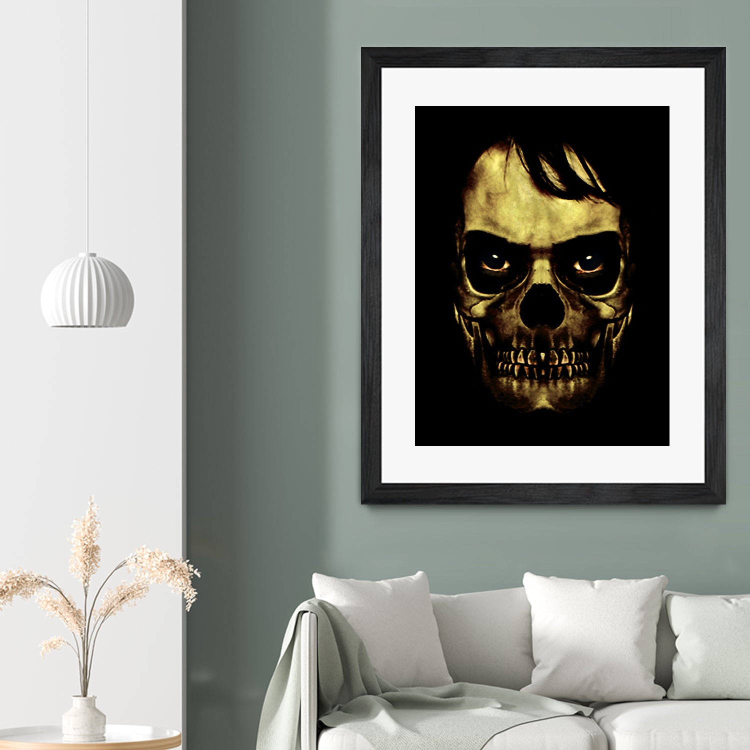 Angry Skull Monster Poster by Daniel Ferreira-Leites on GIANT ART - black photo manipulation