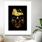 Angry Skull Monster Poster by Daniel Ferreira-Leites on GIANT ART - black photo manipulation