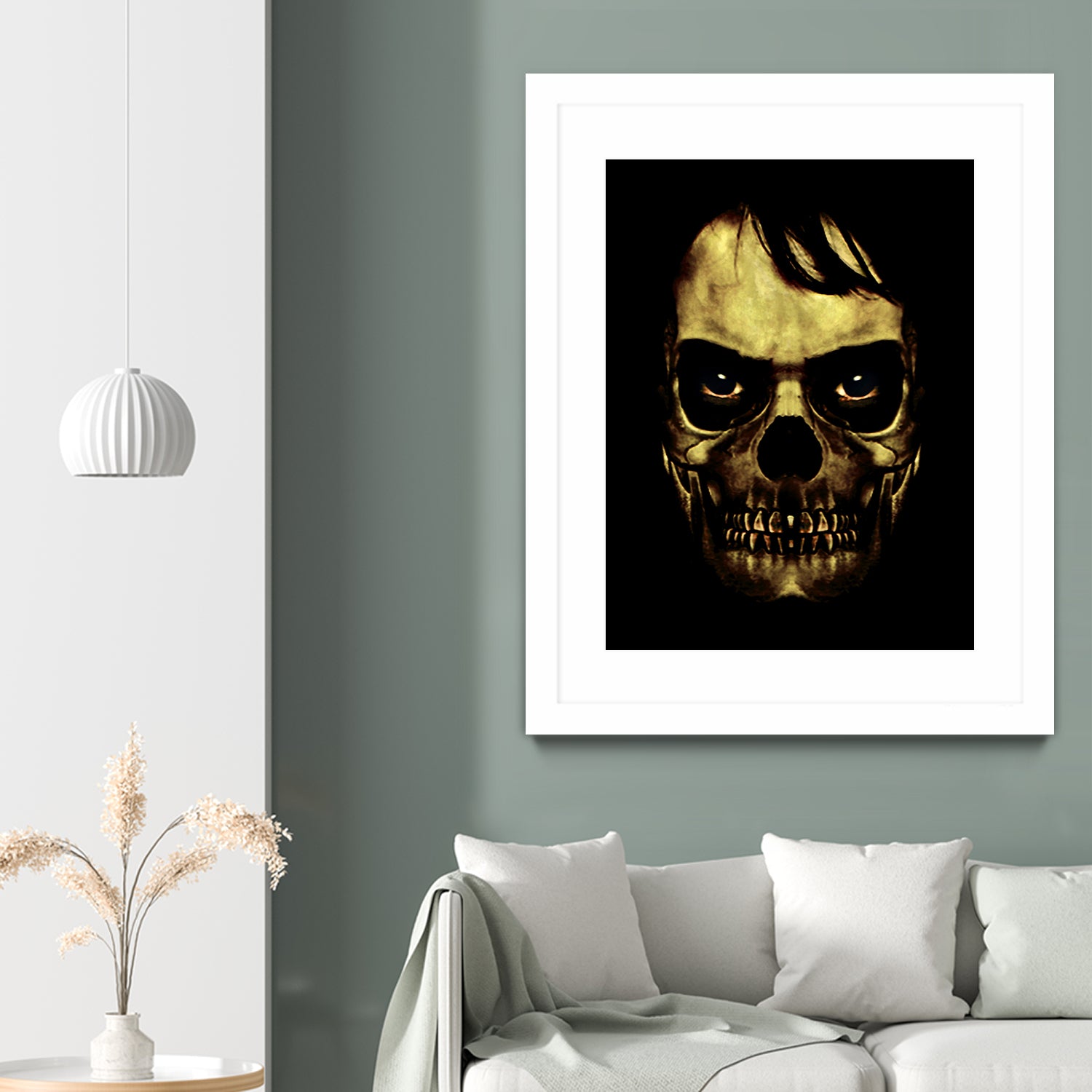 Angry Skull Monster Poster by Daniel Ferreira-Leites on GIANT ART - black photo manipulation