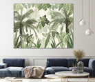 Modern Vintage Tropical Jungle Leaves 1 by Anitas Bellas Art on GIANT ART - coastal