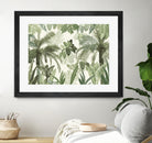 Modern Vintage Tropical Jungle Leaves 1 by Anitas Bellas Art on GIANT ART - coastal