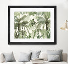 Modern Vintage Tropical Jungle Leaves 1 by Anitas Bellas Art on GIANT ART - coastal