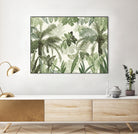 Modern Vintage Tropical Jungle Leaves 1 by Anitas Bellas Art on GIANT ART - coastal