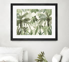 Modern Vintage Tropical Jungle Leaves 1 by Anitas Bellas Art on GIANT ART - coastal