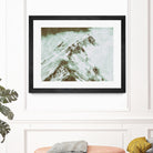 Peak of Mt Shasta by Arlene Carley on GIANT ART - green photo manipulation