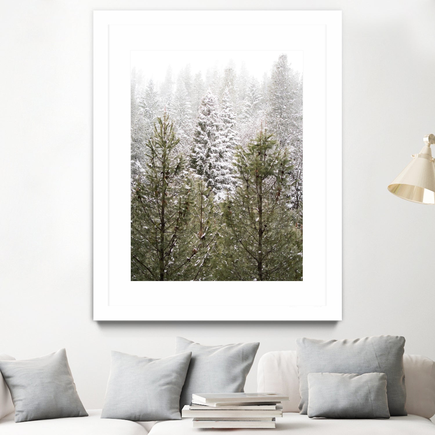 Winter in the Forest by Arlene Carley on GIANT ART - green photo manipulation