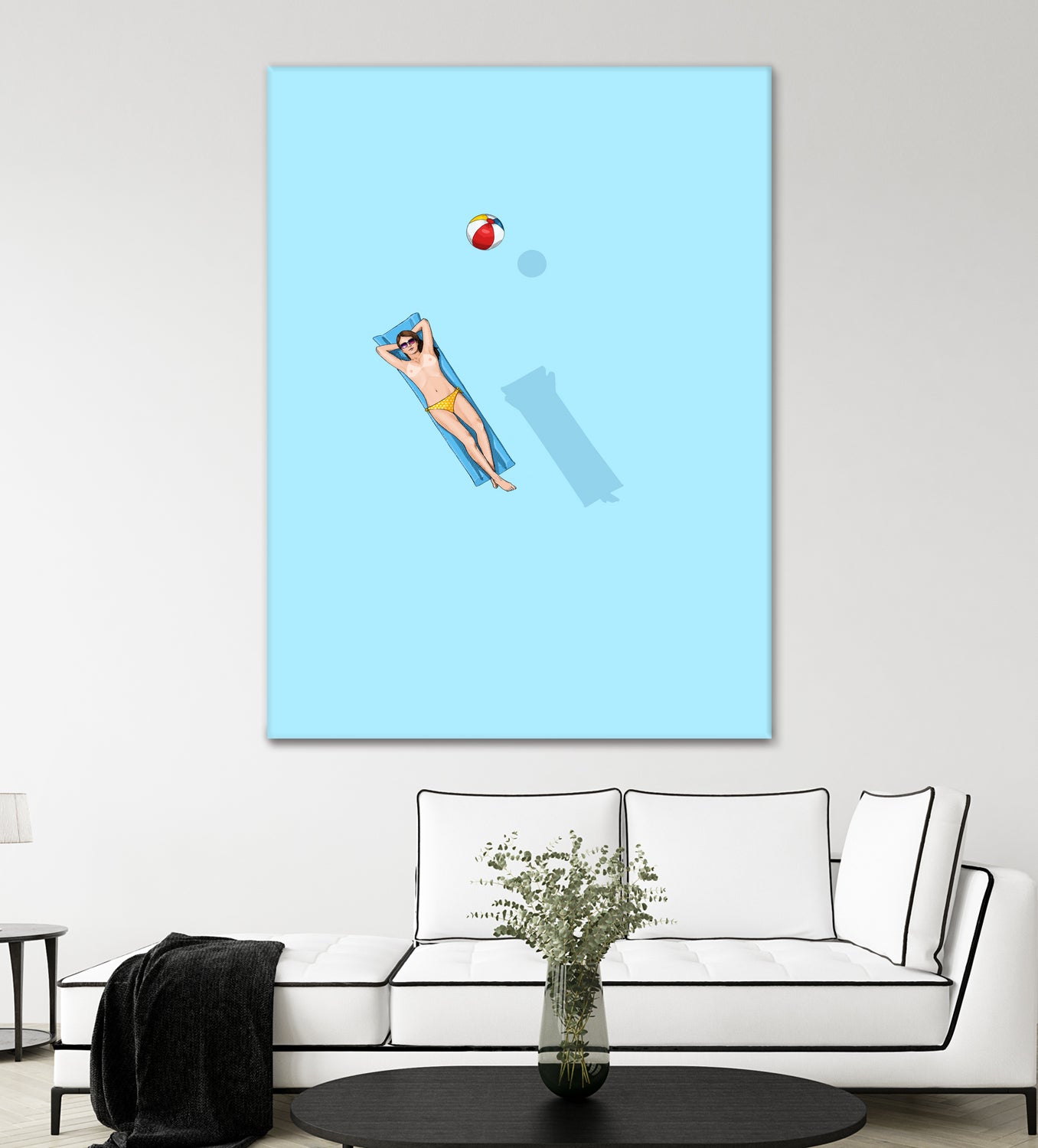 Float - Under the sun by Jason Ratliff on GIANT ART - blue digital painting