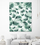 Tropical Green Palms Pattern #1 #tropical #decor #art by Anita & Bella Jantz on GIANT ART - green photo illustration