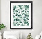 Tropical Green Palms Pattern #1 #tropical #decor #art by Anita & Bella Jantz on GIANT ART - green photo illustration