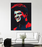 Bruno Mars by 1x Merch on GIANT ART - red digital painting