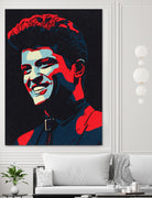 Bruno Mars by 1x Merch on GIANT ART - red digital painting