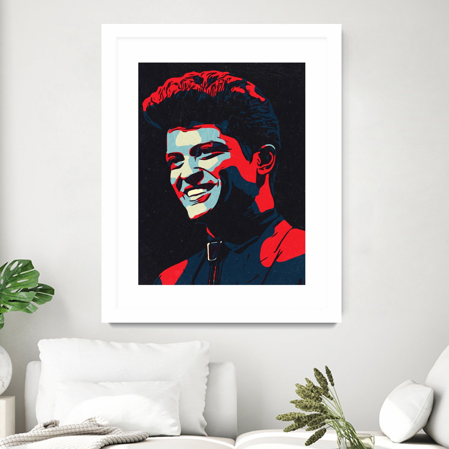 Bruno Mars by 1x Merch on GIANT ART - red digital painting