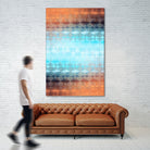 Abstract Pattern by Tenyo Marchev on GIANT ART - blue processing/programming