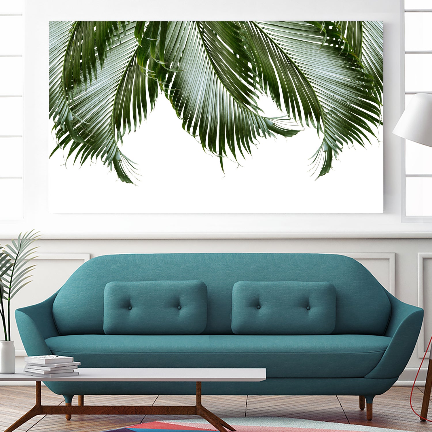 Palm Leaves Finesse 1a by Anitas Bellas Art on GIANT ART - coastal