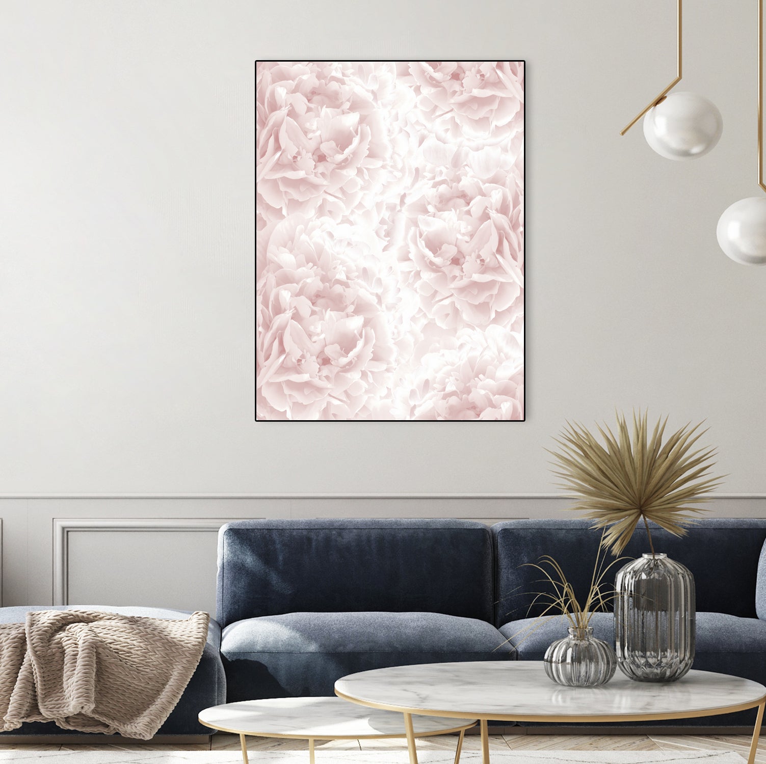 Blush Rose Peonies Dream #1 #floral #decor #art by Anita & Bella Jantz on GIANT ART - pink photo illustration