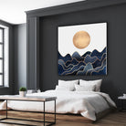 Waves 1 by Elisabeth Fredriksson on GIANT ART - blue digital painting