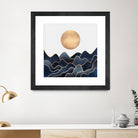 Waves 1 by Elisabeth Fredriksson on GIANT ART - blue digital painting