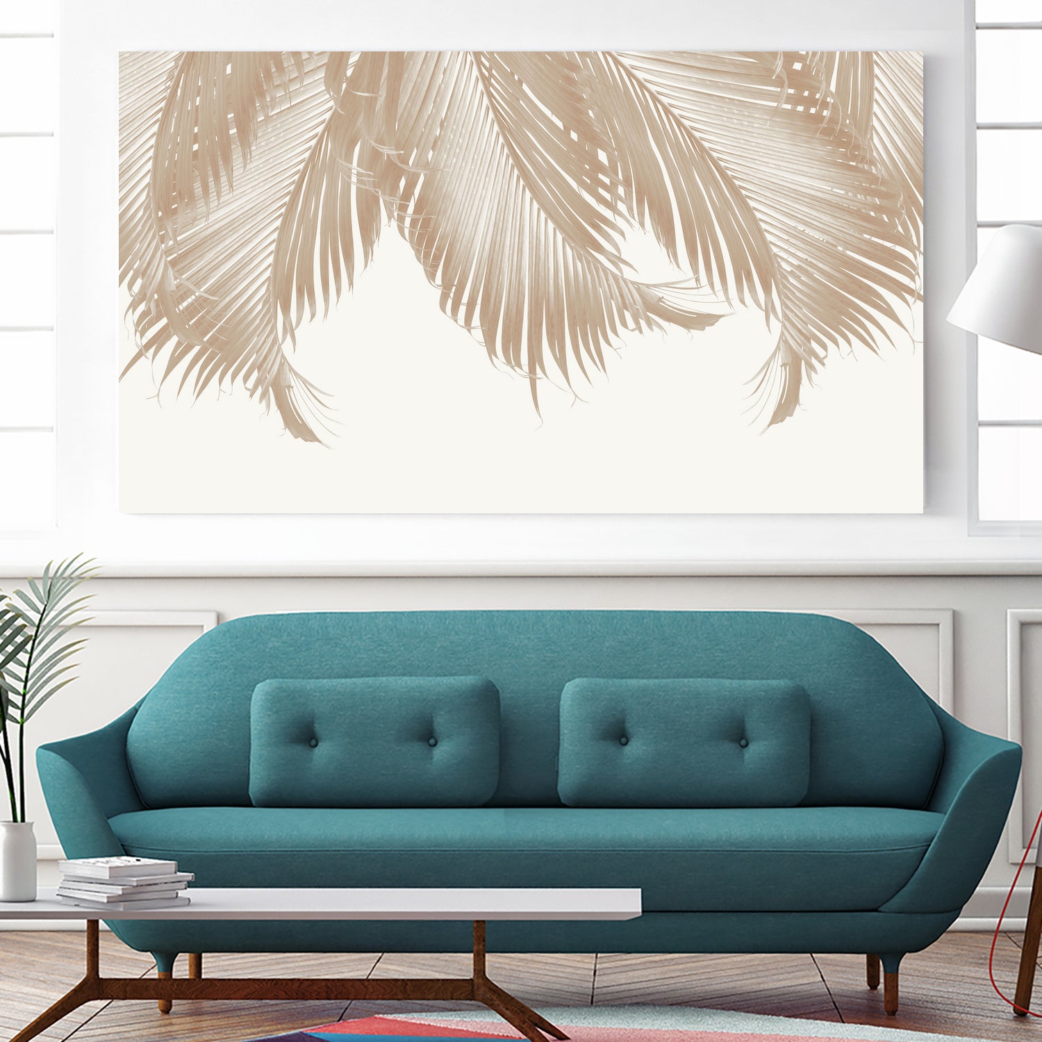 Palm Leaves Finesse 4 by Anitas Bellas Art on GIANT ART - coastal