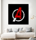 Avengers 4 by Anton Kalinichev on GIANT ART - red digital drawing