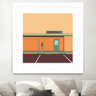 Desert Laundromat by Ben Stevens on GIANT ART - orange vector illustration