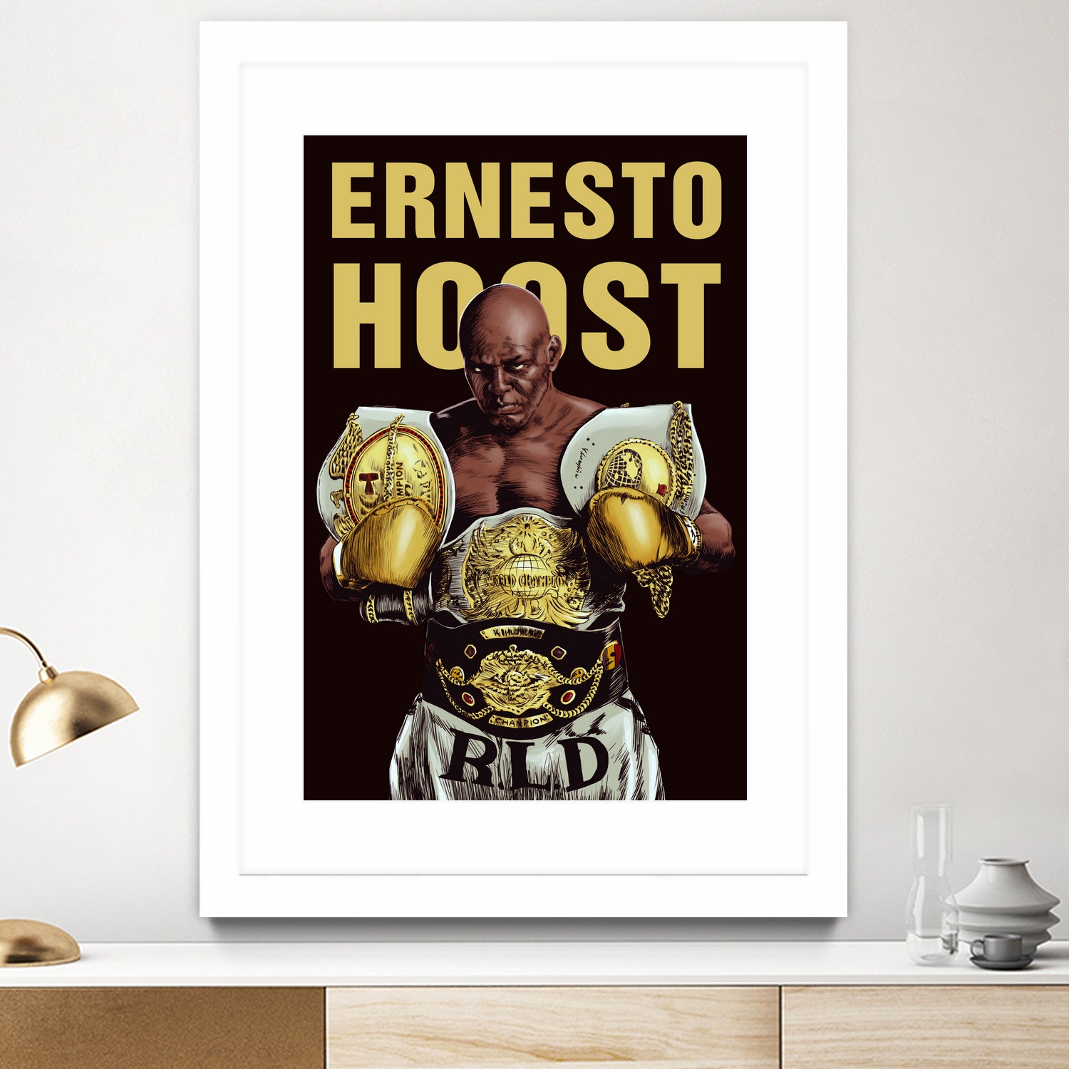 ERNESTO HOOST by Paola Morpheus on GIANT ART - yellow digital painting